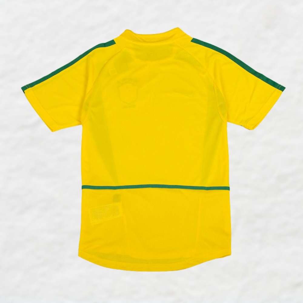 BRAZIL 2002 HOME RETRO SHIRT
