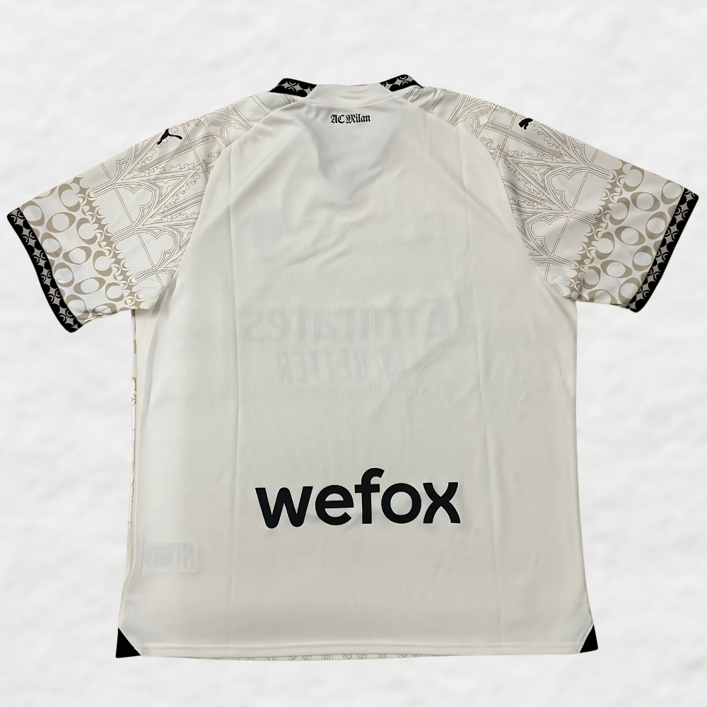 AC MILAN X PUMA X PLEASURES 2023/24 CREAM REPLICA SHIRT