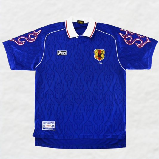 JAPAN 1998 BLUE 'FLAME' RETRO SHIRT
