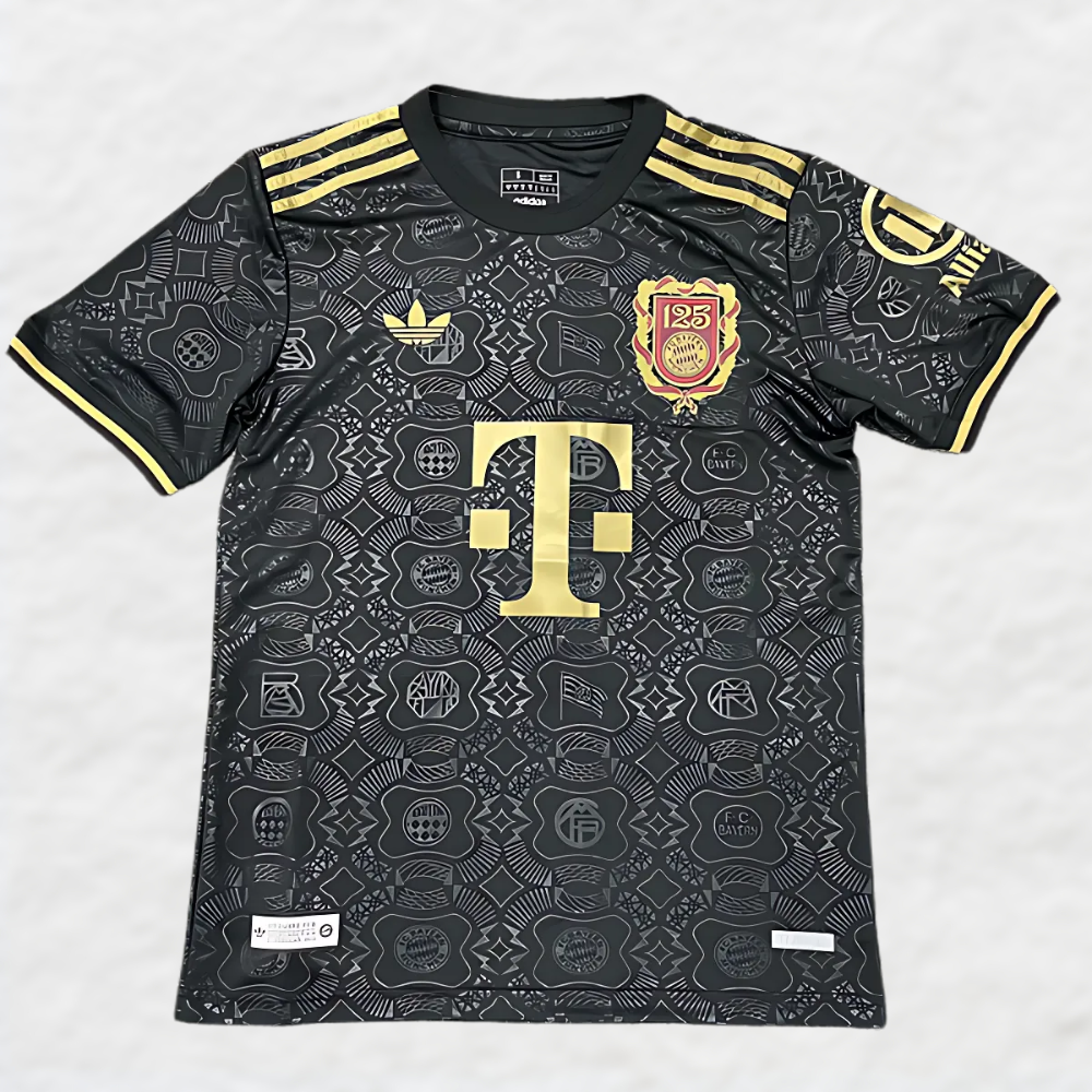 BAYERN MUNICH 2024/25 '125TH ANNIVERSARY BLACK' SPECIAL EDITION SHIRT