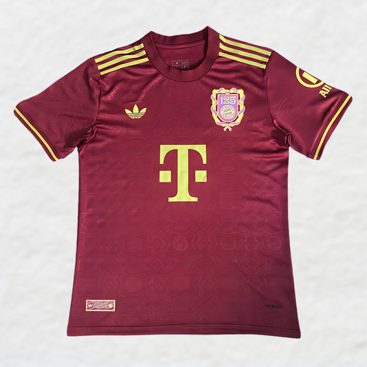 BAYERN MUNICH 2024/25 '125TH ANNIVERSARY BURGUNDY' SPECIAL EDITION SHIRT