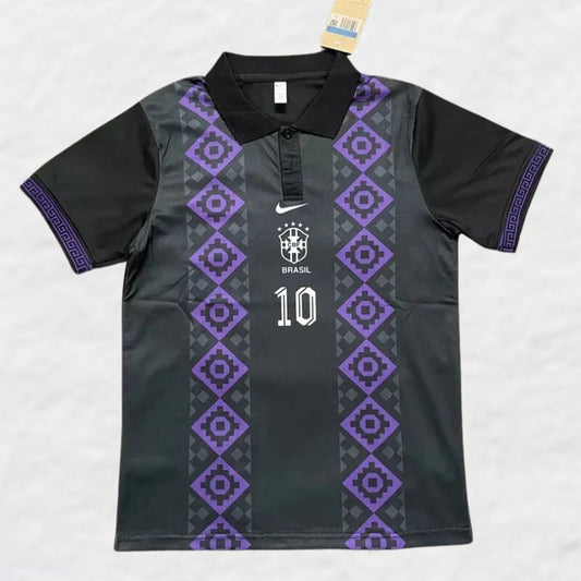 BRAZIL 2023 BLACK CONCEPT POLO SHIRT